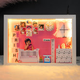 Personalized Newborn Baby LED Frame