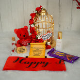 Golden "Cage of Love" Hamper