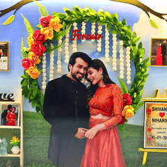 Personalised Wedding Anniversary Miniature LED Frame