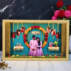 Happy Wedding 3D Miniature Frame
