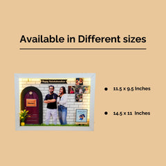 Personalised LED Rakhi Miniature Frame