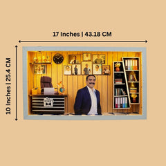 Father's Day Special "His Office" 3D Miniature Frame