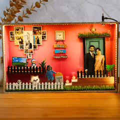 Our Happy Place 3D Miniature Frame
