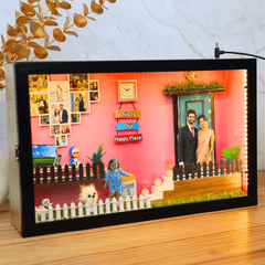 Our Happy Place 3D Miniature Frame