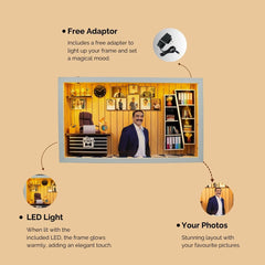 Father's Day Special "His Office" 3D Miniature Frame