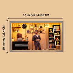 My Office Happy Place Miniature Frame