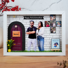 Personalised LED Rakhi Miniature Frame