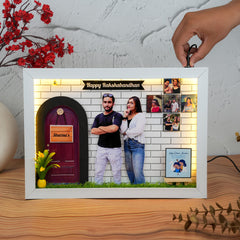 Personalised LED Rakhi Miniature Frame