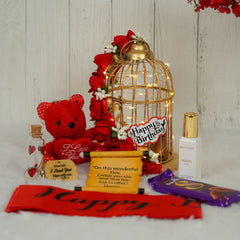 Golden "Cage of Love" Hamper