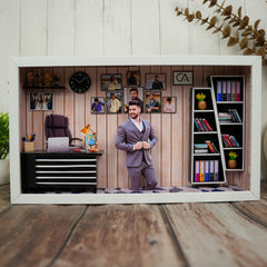 My Office Happy Place Miniature Frame