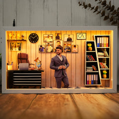 My Office Happy Place Miniature Frame