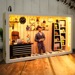 My Office Happy Place Miniature Frame