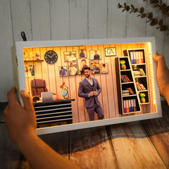 My Office Happy Place Miniature Frame