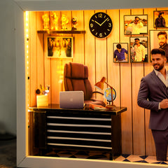 My Office Happy Place Miniature Frame