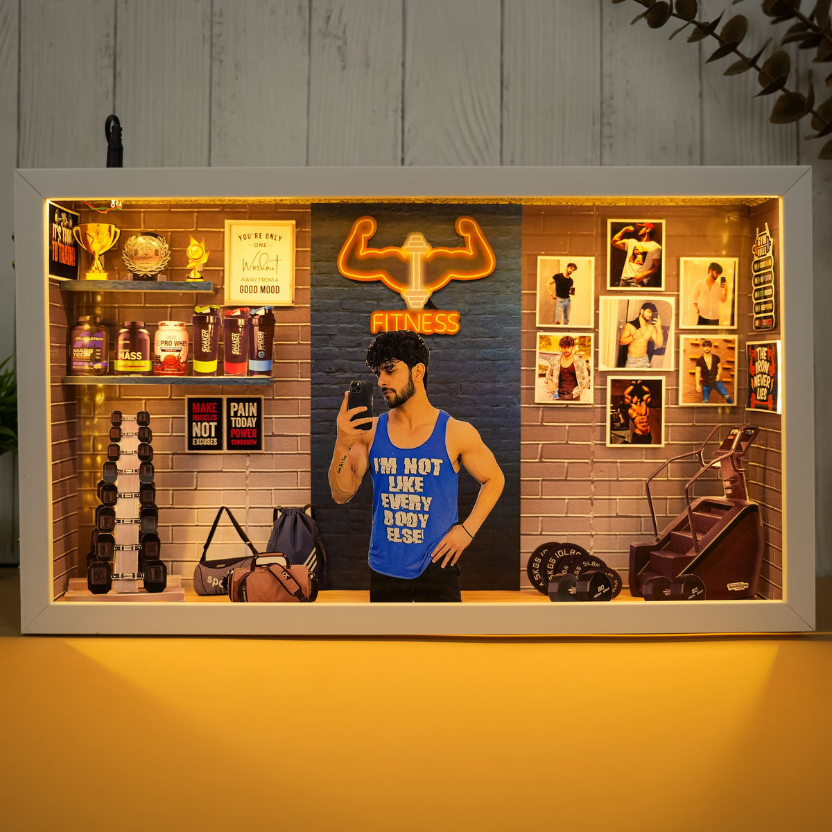 Miniature Frame For Gym Lover