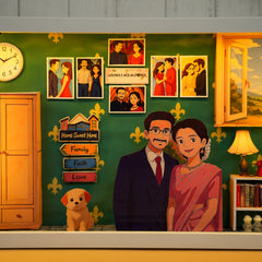 Personalized Ghibli Miniature Frame