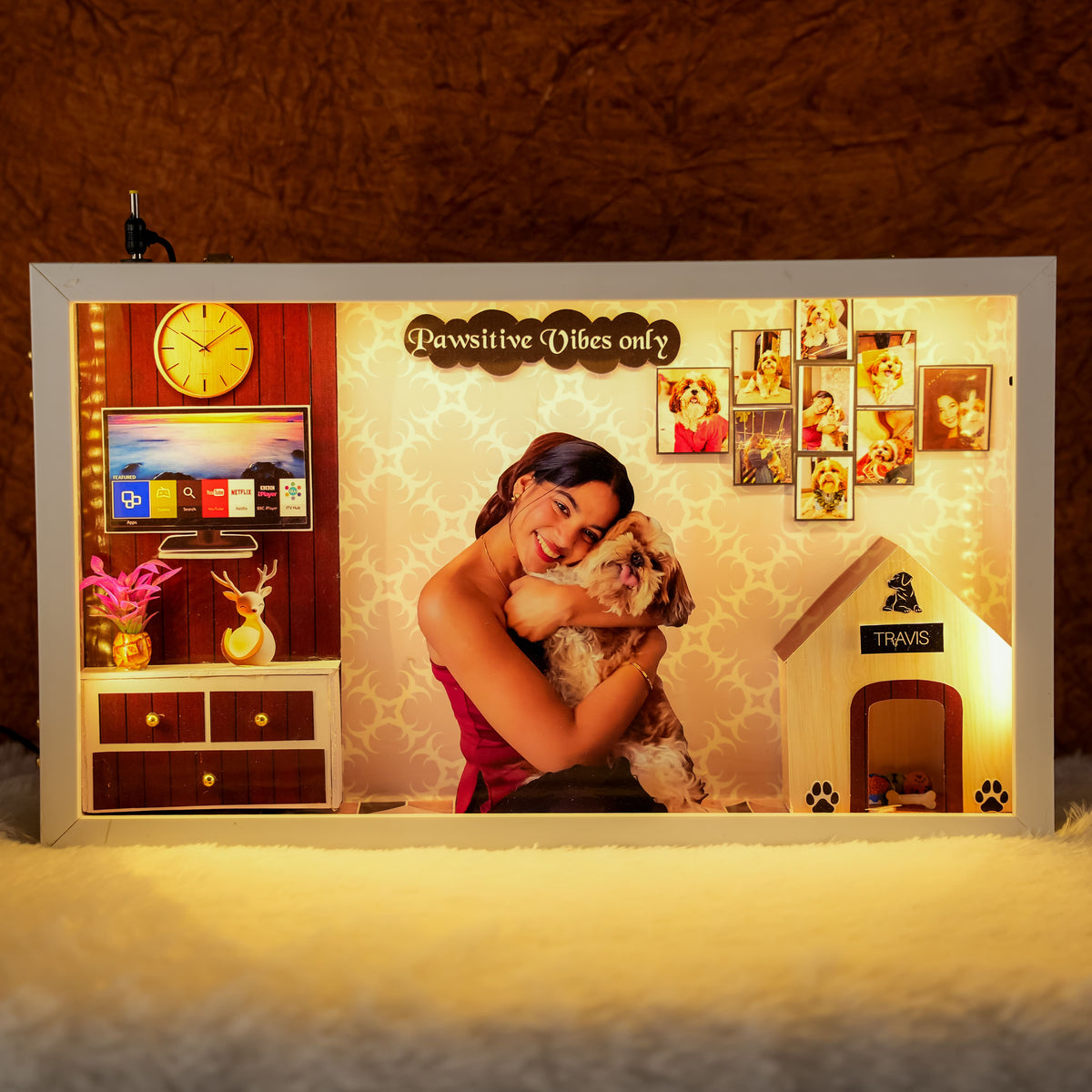 My Furry Friend LED Miniature Frame