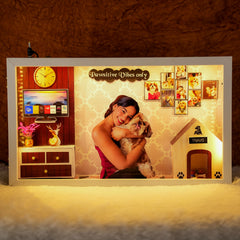 My Furry Friend LED Miniature Frame