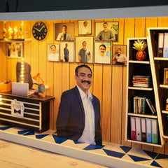 Father's Day Special "His Office" 3D Miniature Frame