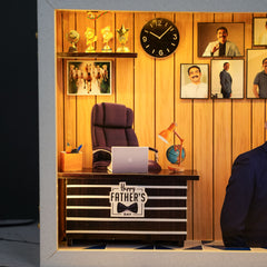 Father's Day Special "His Office" 3D Miniature Frame