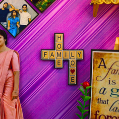 "My Family" 3D LED Miniature