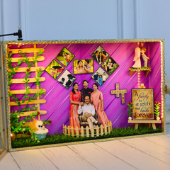 "My Family" 3D LED Miniature