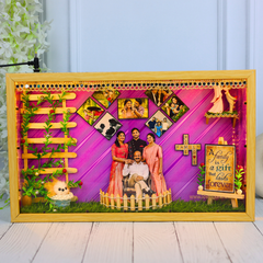 "My Family" 3D LED Miniature