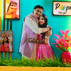 Beautiful 3D Miniature Frame For Dad