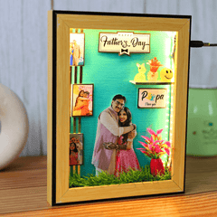Beautiful 3D Miniature Frame For Dad