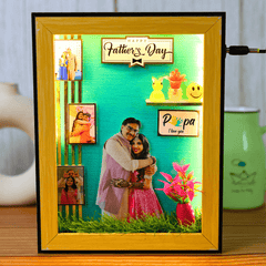 Beautiful 3D Miniature Frame For Dad