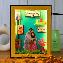 Beautiful 3D Miniature Frame For Dad