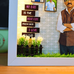 Cutest 3D Miniature Frame For Father's Day