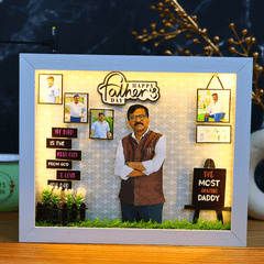 Cutest 3D Miniature Frame For Father's Day