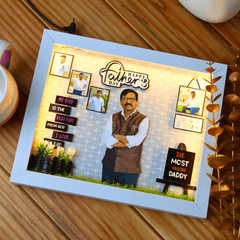 Cutest 3D Miniature Frame For Father's Day