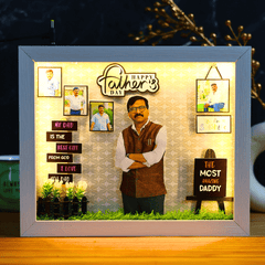 Cutest 3D Miniature Frame For Father's Day