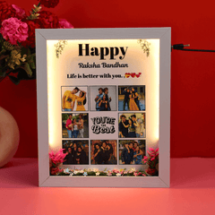 3D LED Rakshabandhan Miniature Frame