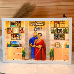 Gorgeous 3D Miniature Frame for Birthday and Anniversary | 17*10 Inches