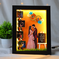 3D Miniature Frame With Initials