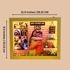 Personalised 3d Miniature Frame For Dad
