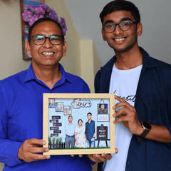 "My Lovely Family" Miniature Frame