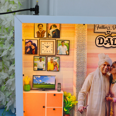 "The Perfect Father's Day Gift" 3D Miniature Frame | 17*10 Inches
