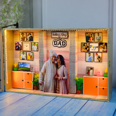 "The Perfect Father's Day Gift" 3D Miniature Frame | 17*10 Inches